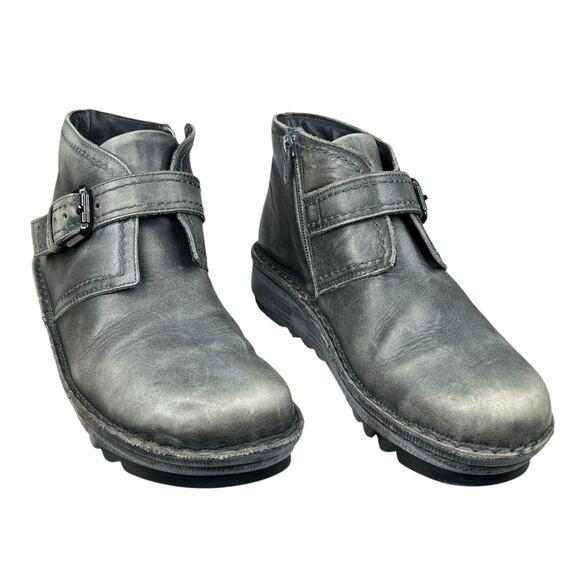 NAOT Women’s Calzado Green Distressed Ankle Boot Size 38 US 7 - Picture 5 of 10